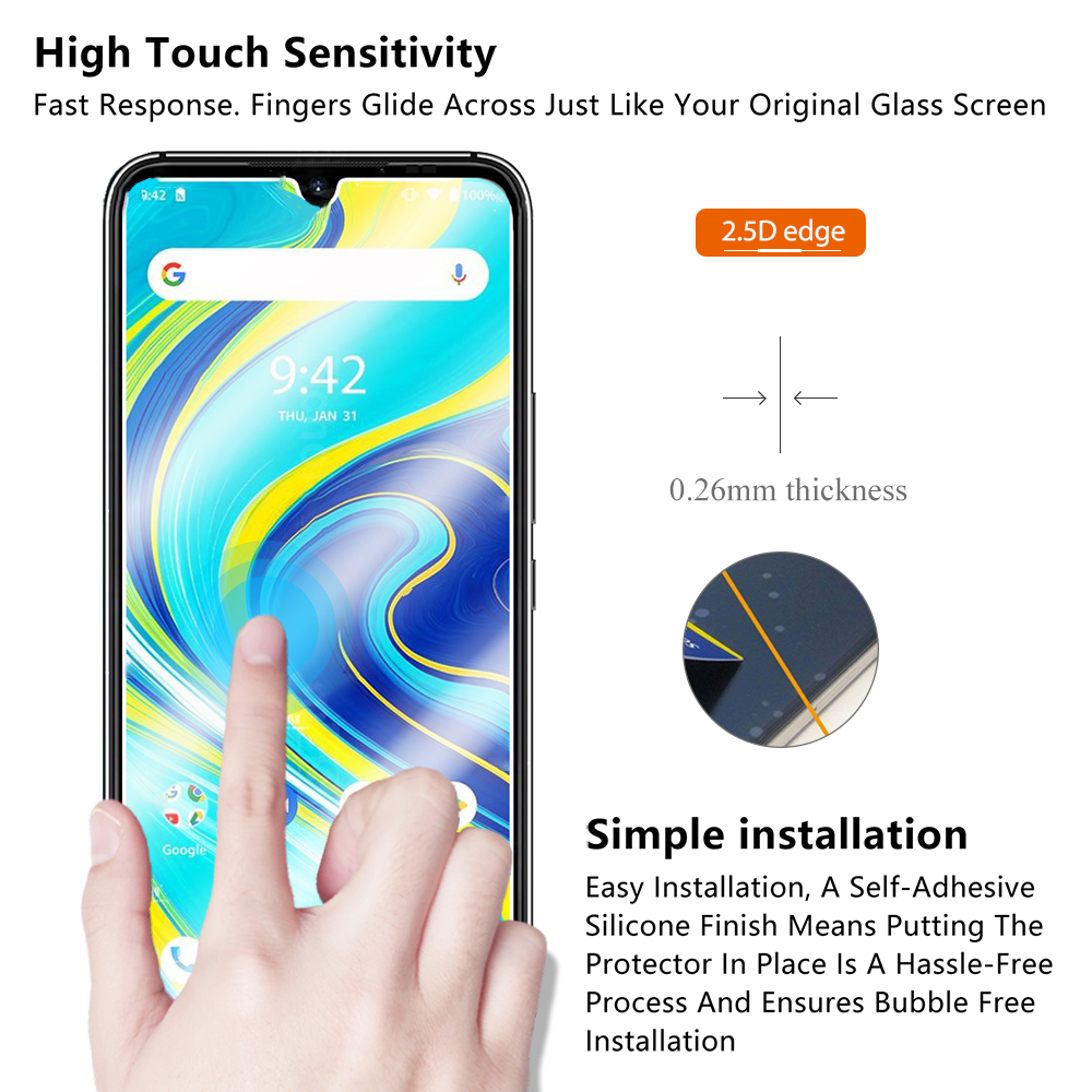 Bakeey-HD-Clear-9H-Anti-explosion-Anti-scratch-Tempered-Glass-Screen-Protector-for-UMIDIGI-A7-Pro-1693457-9